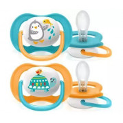 Cumlík Avent Ultra Air Animals 6-18m 2ks/Boy